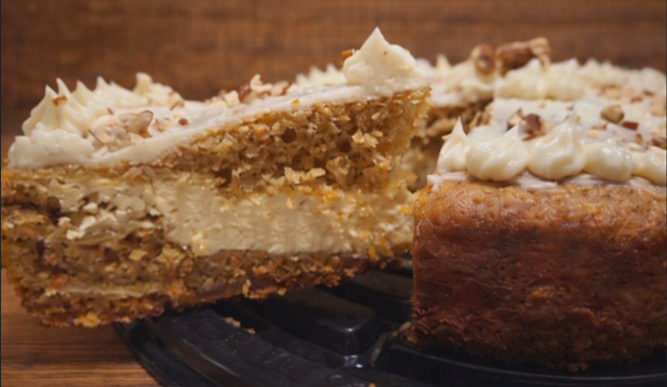 Tarta de zanahoria con queso crema