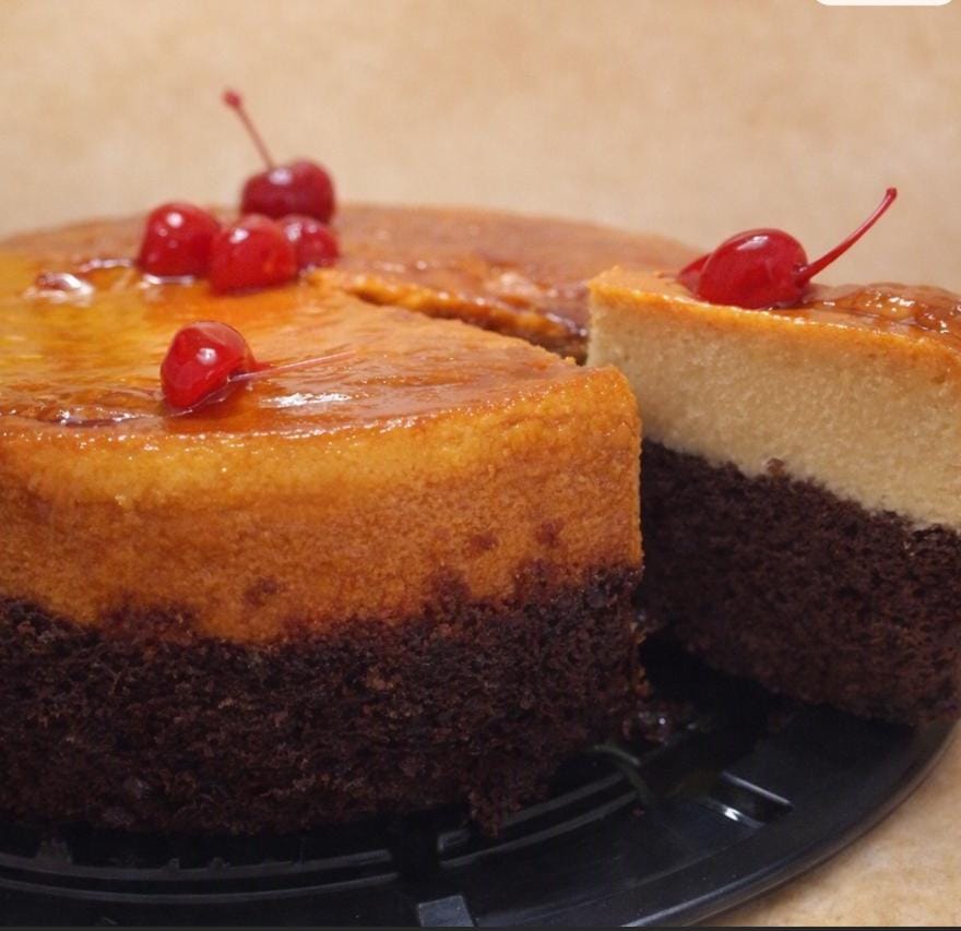 Chocoflan completo
